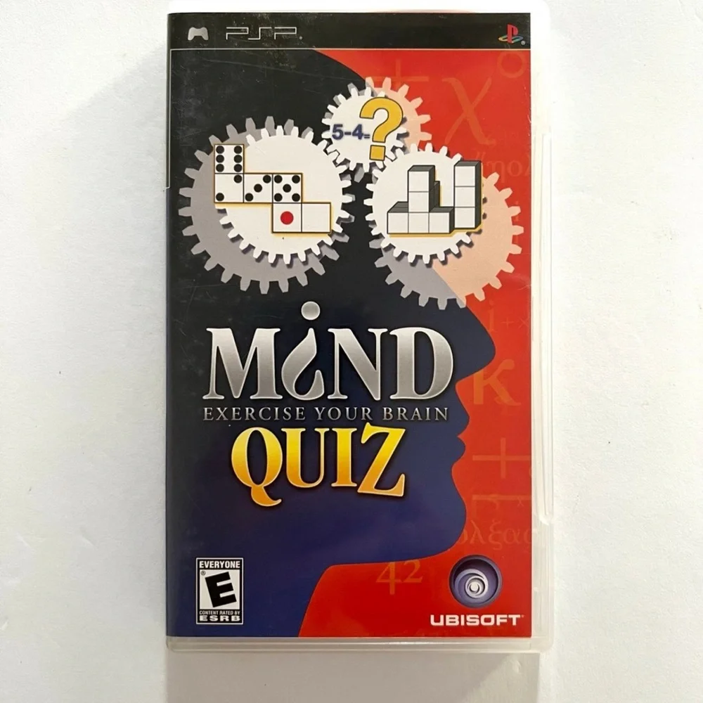 Mind Quiz Sony UMD Puzzle Game Sony PSP Tested, Complete Portable